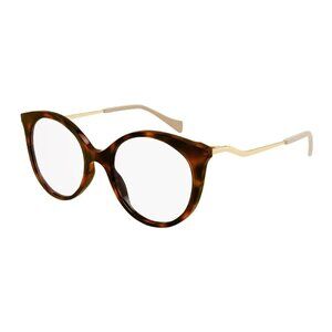NEW GUCCI EYEGLASSES GG1009O 001 WOMEN HAVANA EYEWEAR GUCCI